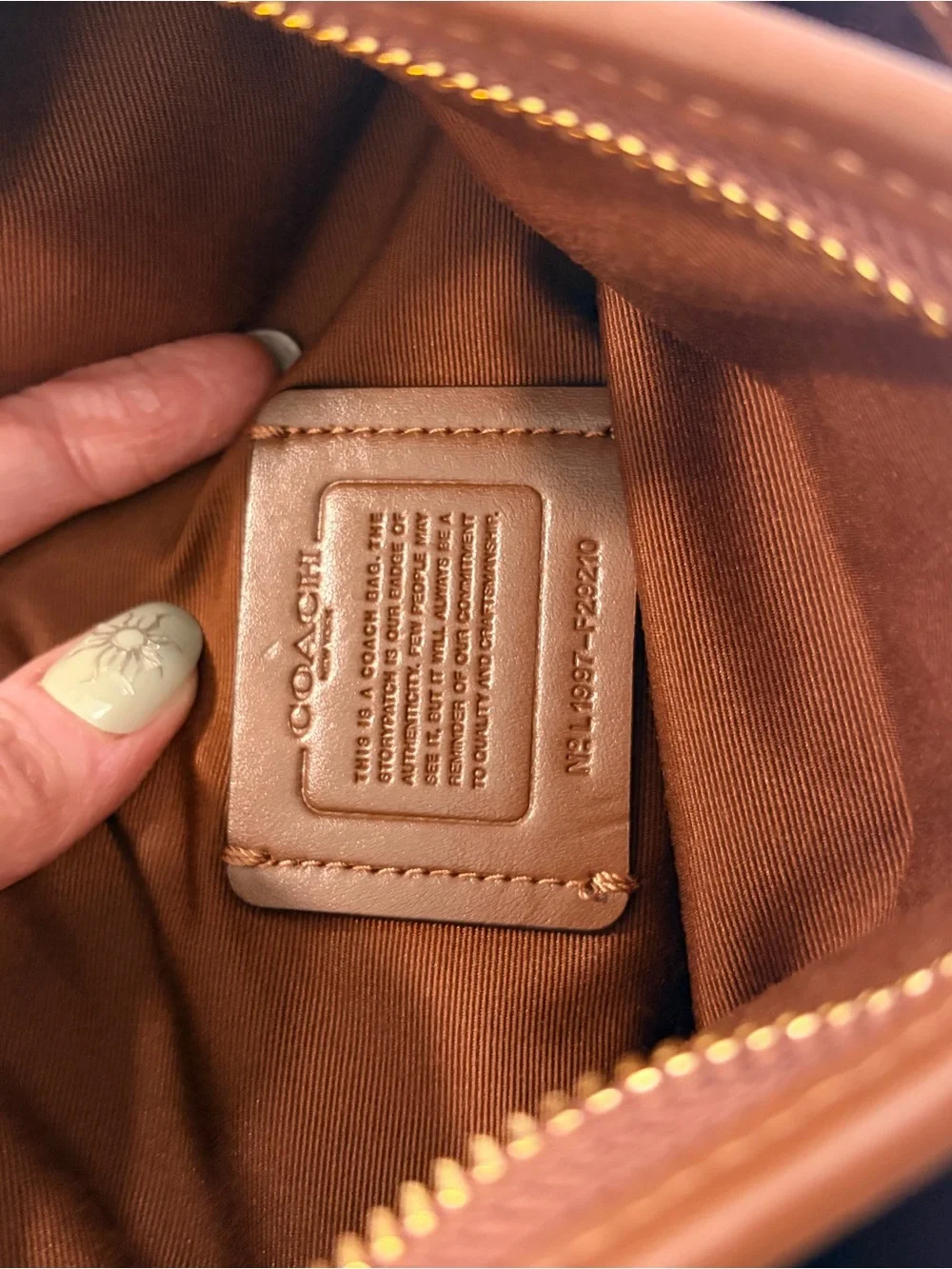 Coach Brown Signature Canvas Crossbody bag